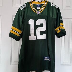 Reebok Authentic Aaron Rodgers Green Bay Packers NFL Onfield Jersey Size 50